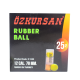 MUNICION TRAUMATICA OZKURSAN RUBBER SINGLE BALL X25UND 12CAL (5500)